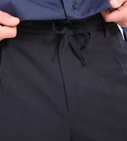 OLAF Cotton Linen Shorts Navy