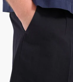 OLAF Cotton Linen Shorts Navy