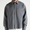 OLAF Double Faced Boxy Shirt Grey