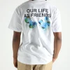 OLAF Marbles Tee Optical White
