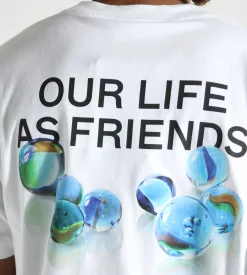 OLAF Marbles Tee Optical White