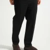 OLAF Pinstripe Slim Elasticated Trouser Black
