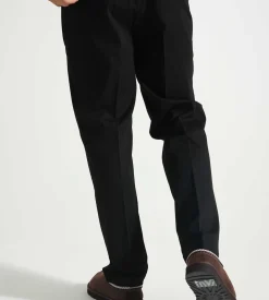 OLAF Pinstripe Slim Elasticated Trouser Black