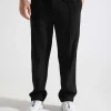 OLAF Pintuck Trousers Black