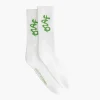 OLAF Signature Logo Socks Optical White