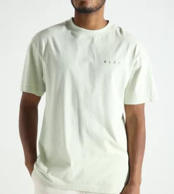 OLAF Spiral Face Tee Pale Green