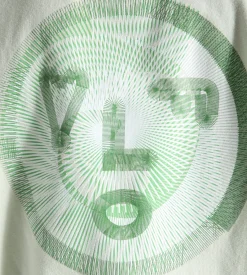 OLAF Spiral Face Tee Pale Green