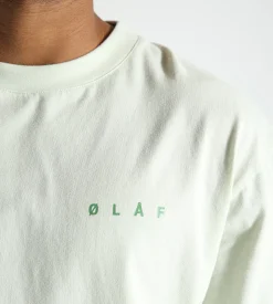 OLAF Spiral Face Tee Pale Green