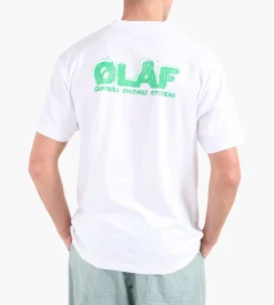 OLAF Spunge Logo Tee Optical White