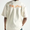 OLAF Wavy Drift Embro Tee Off-White
