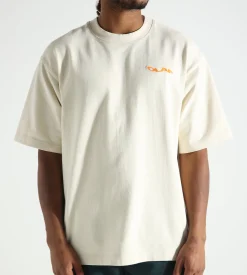 OLAF Wavy Drift Embro Tee Off-White