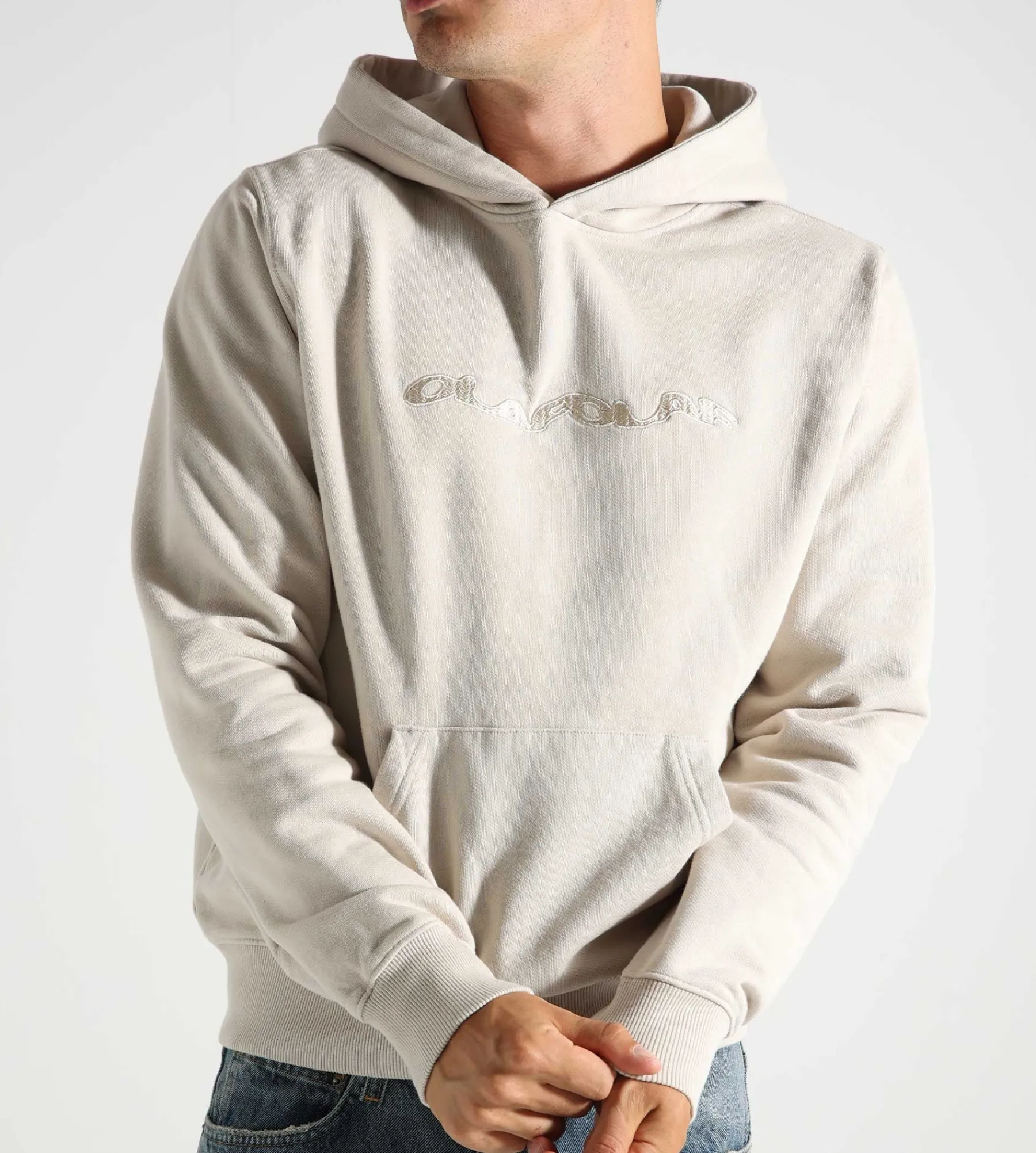 OLAF Wavy Drift Hoodie Cement