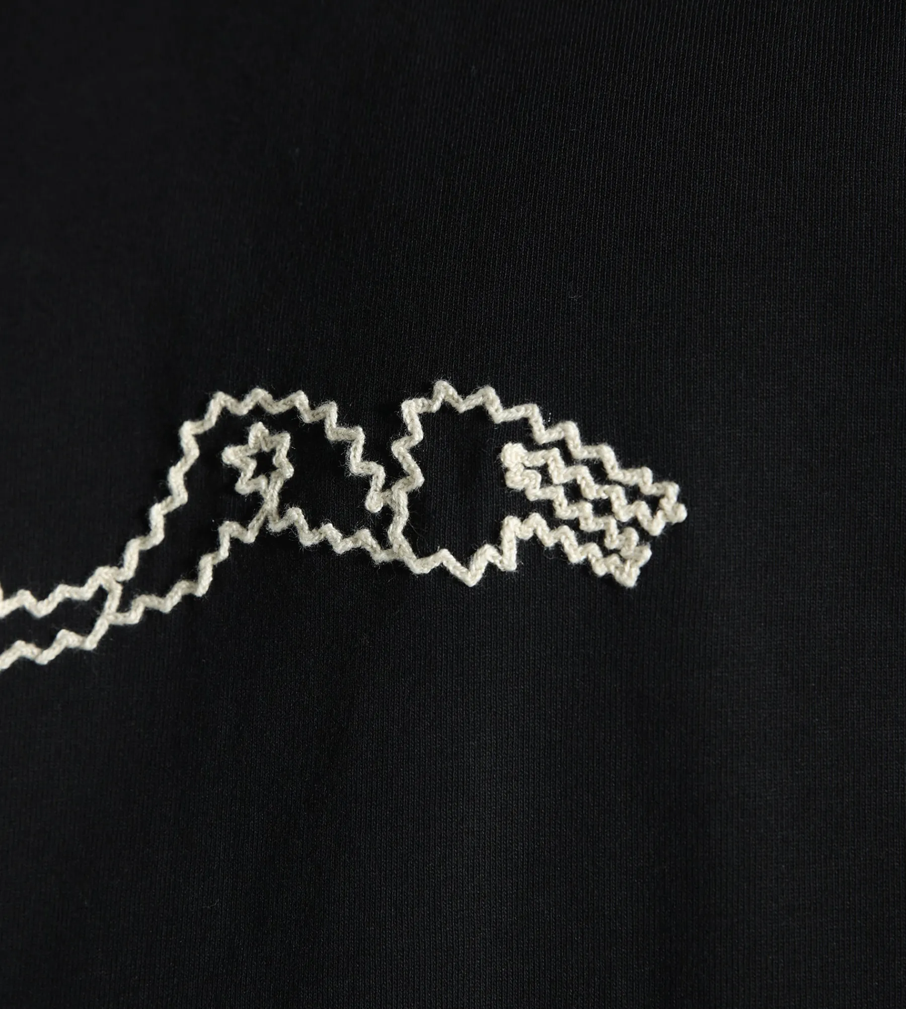 OLAF Zigzag Wavy Drift Tee Black