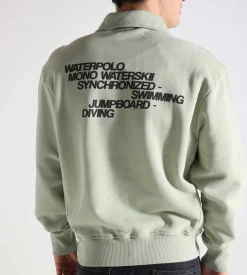 PAL Sporting Goods Collection Half Zip Sage Green