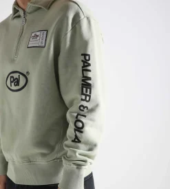 PAL Sporting Goods Collection Half Zip Sage Green