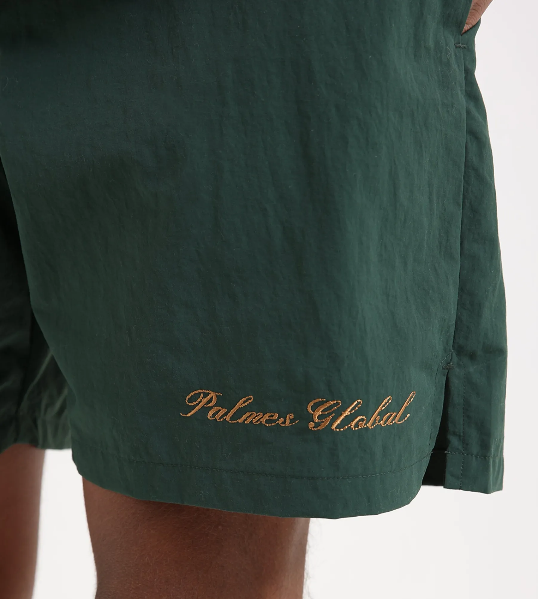 Palmes Global Tennis Shorts Recycled Nylon Dark Green