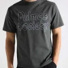 Palmes Society T-Shirt 240GSM Jersey Charcoal