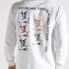 Palmes Tourney Longsleeve 240GSM Jersey White