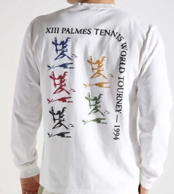 Palmes Tourney Longsleeve 240GSM Jersey White