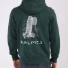Palmes Tower Hoodie 350GSM Sweat Dark Green