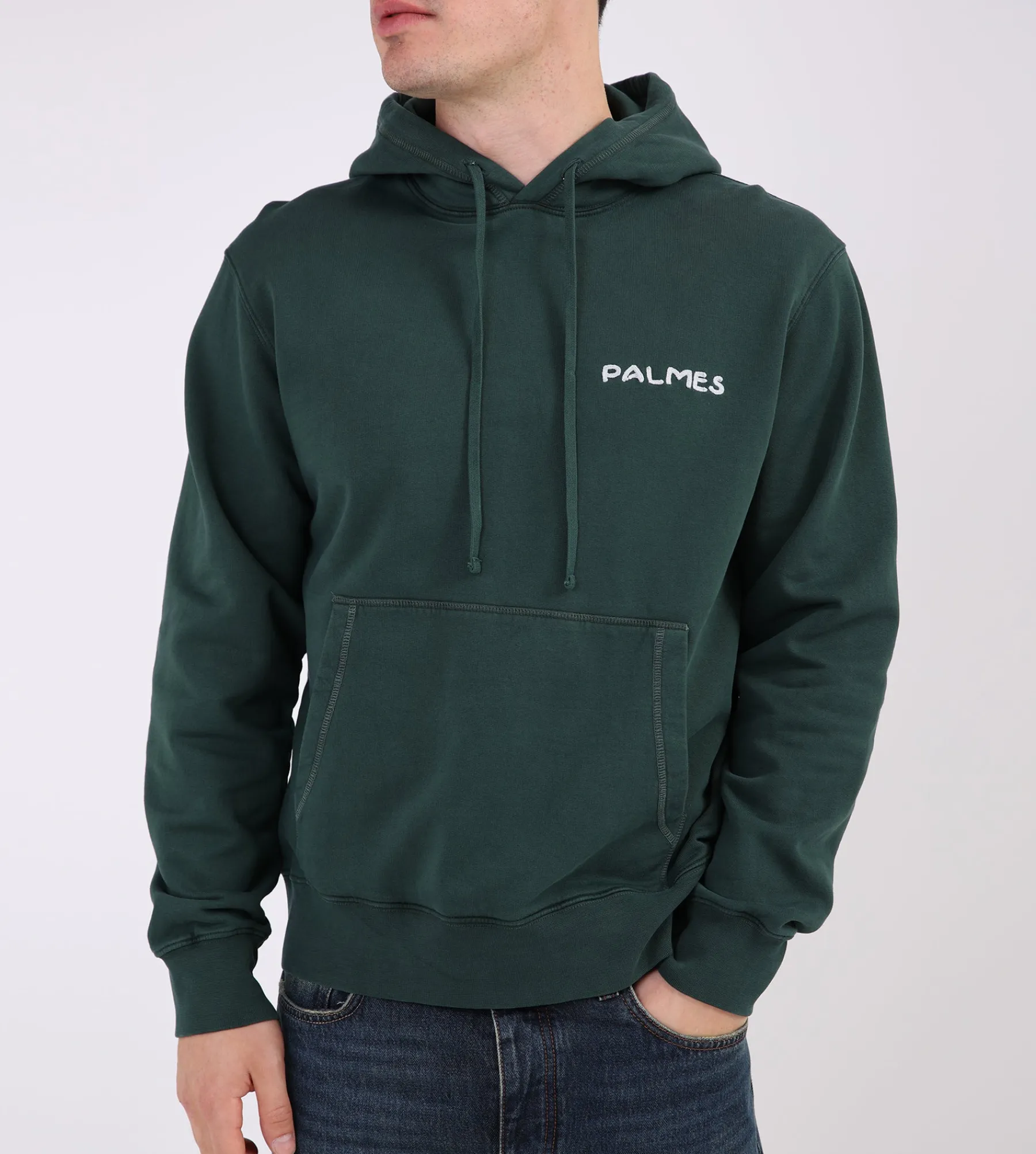 Palmes Tower Hoodie 350GSM Sweat Dark Green