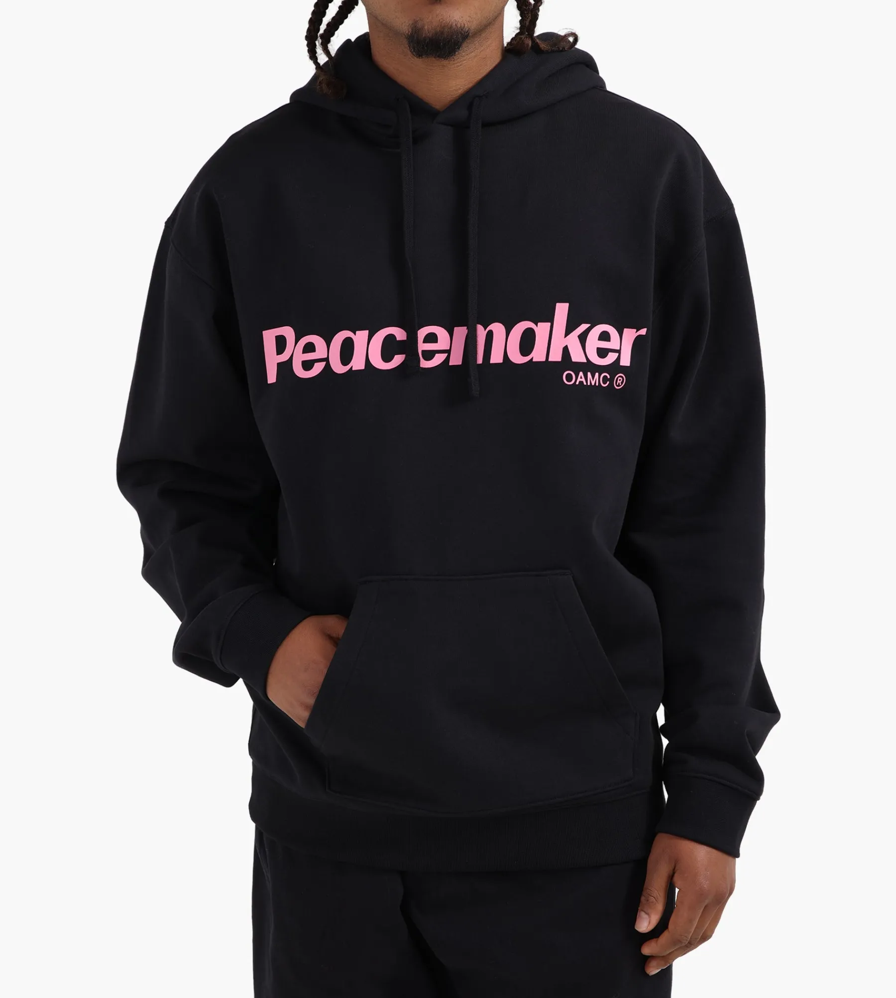 Peacemaker OAMC Flower Loose Fit Hoodie Black