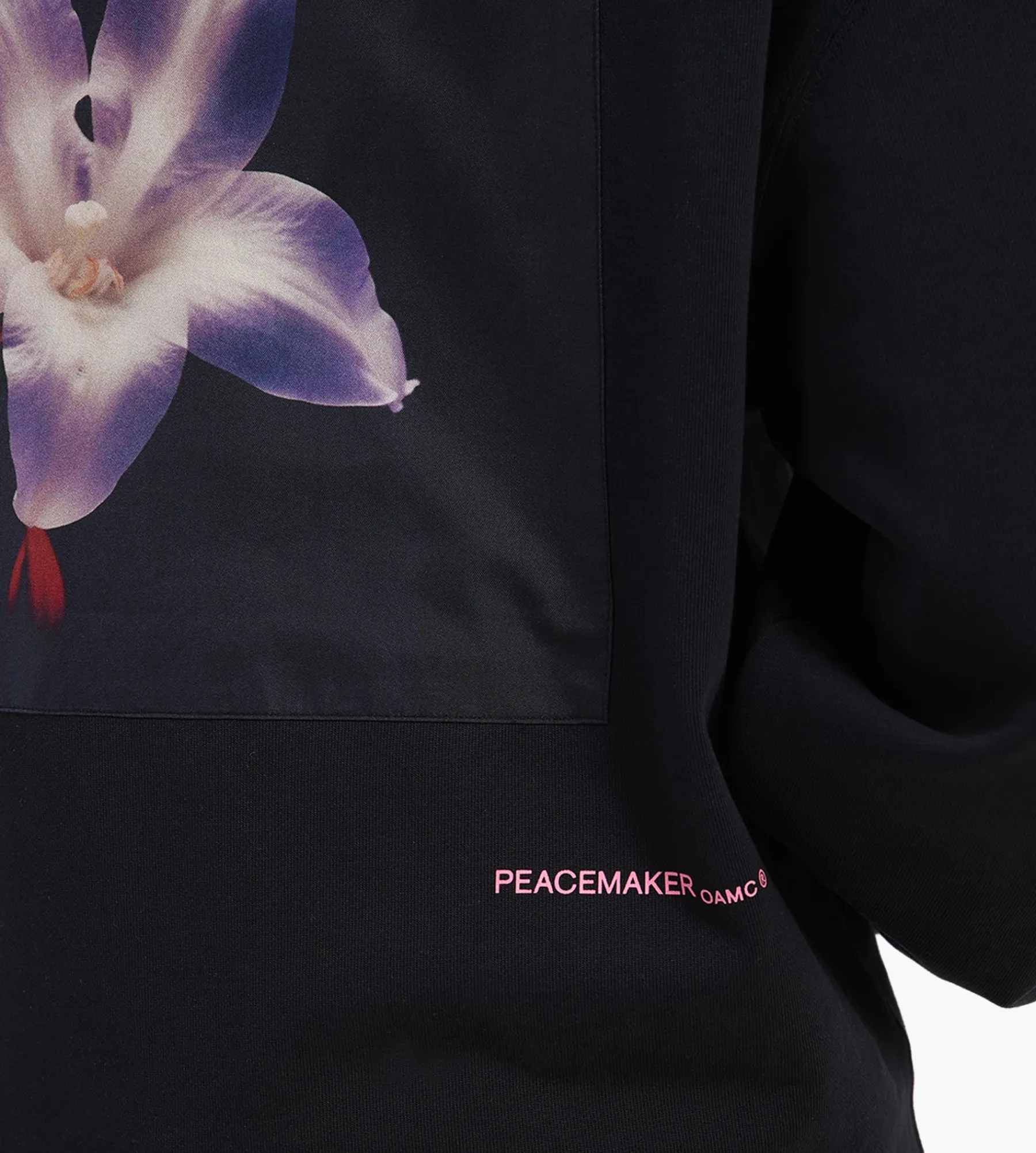 Peacemaker OAMC Flower Loose Fit Hoodie Black