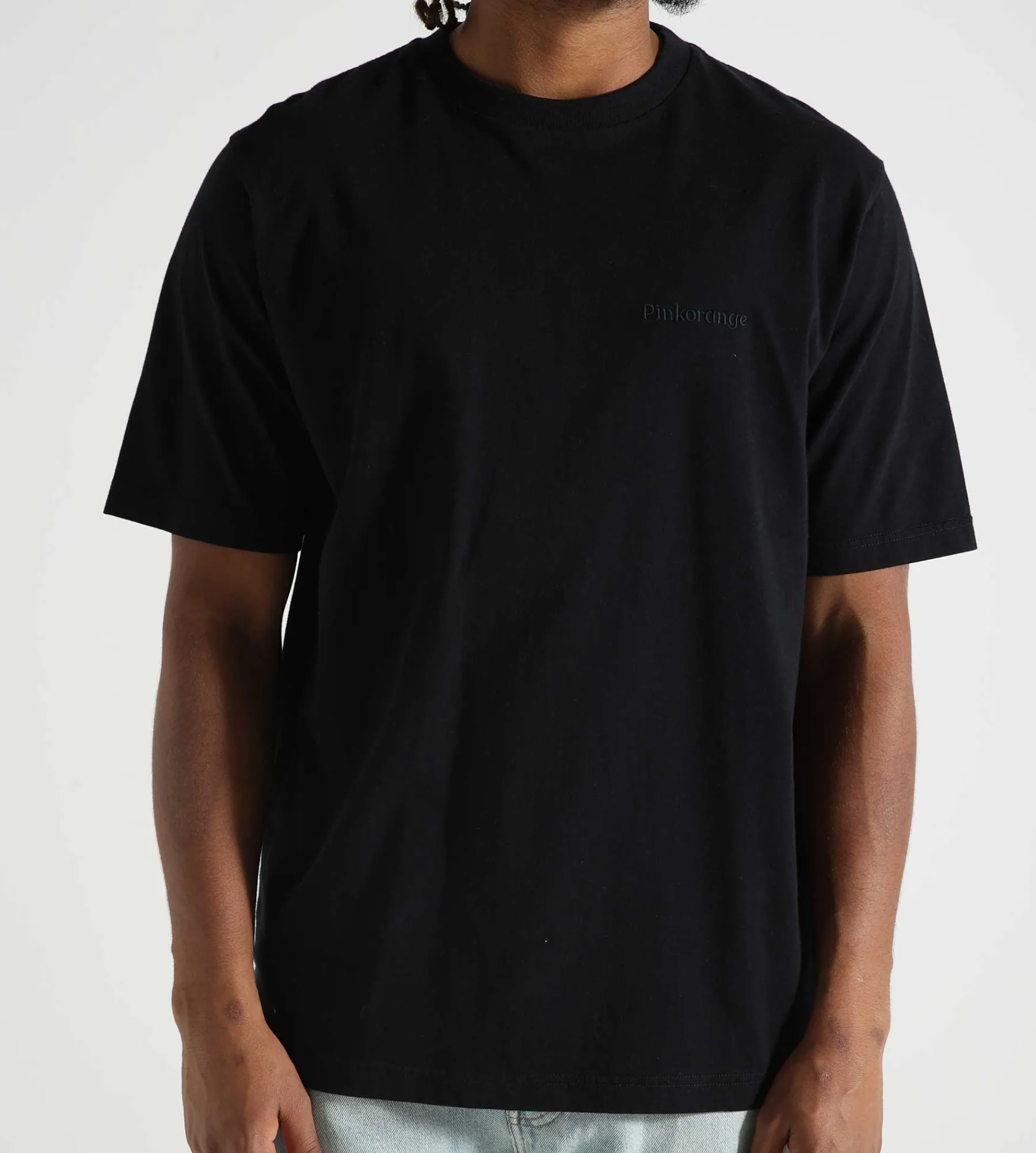 Pinkorange Logo T-shirt Black