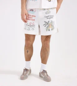 Potato Head Bali's Landscape Shorts White