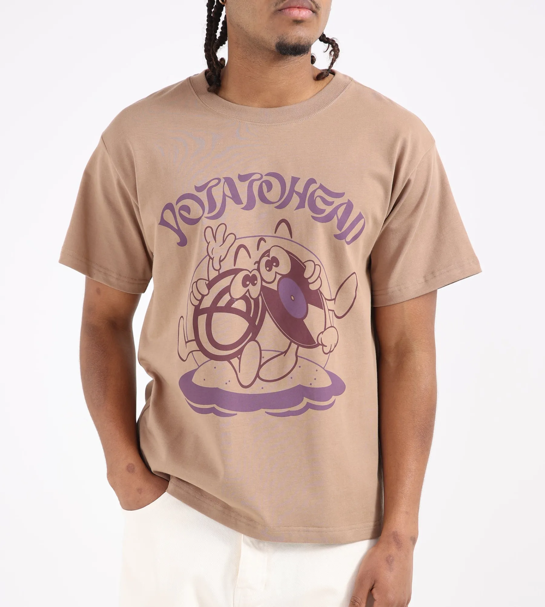 Potato Head Bli Made Printed T-shirt Brown