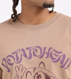 Potato Head Bli Made Printed T-shirt Brown
