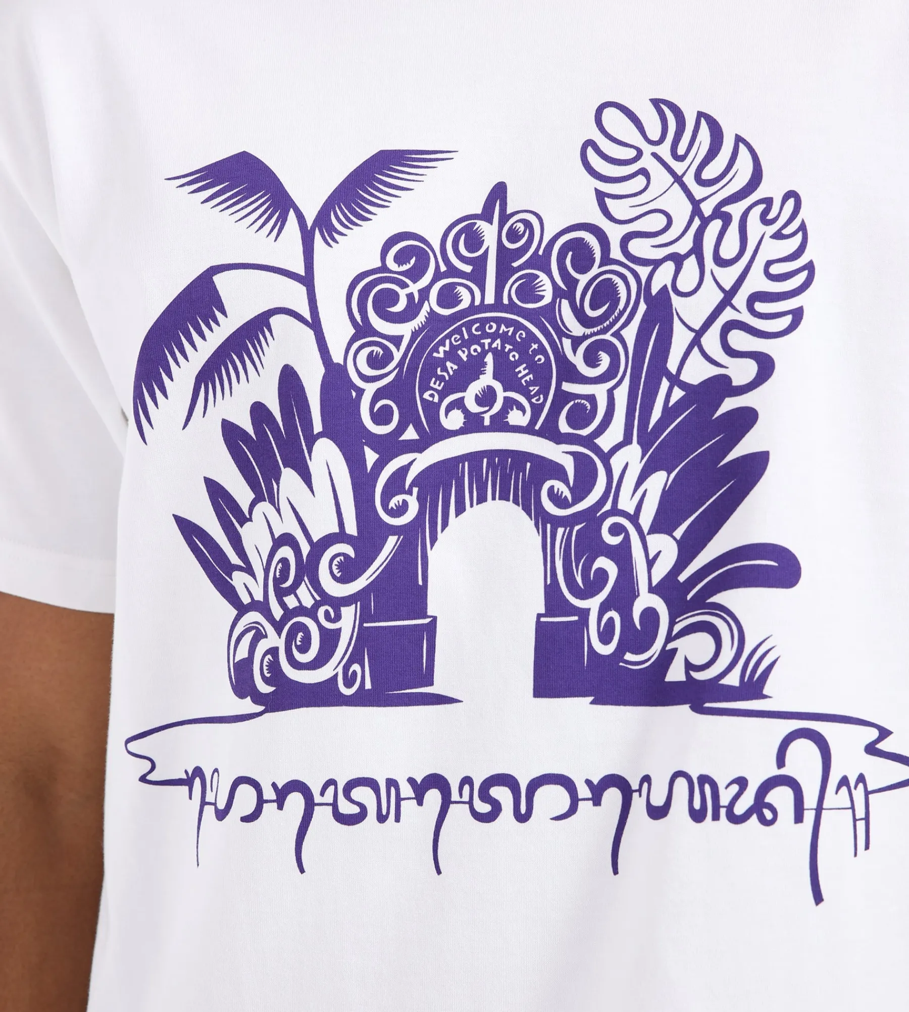 Potato Head Desa Printed T-shirt White