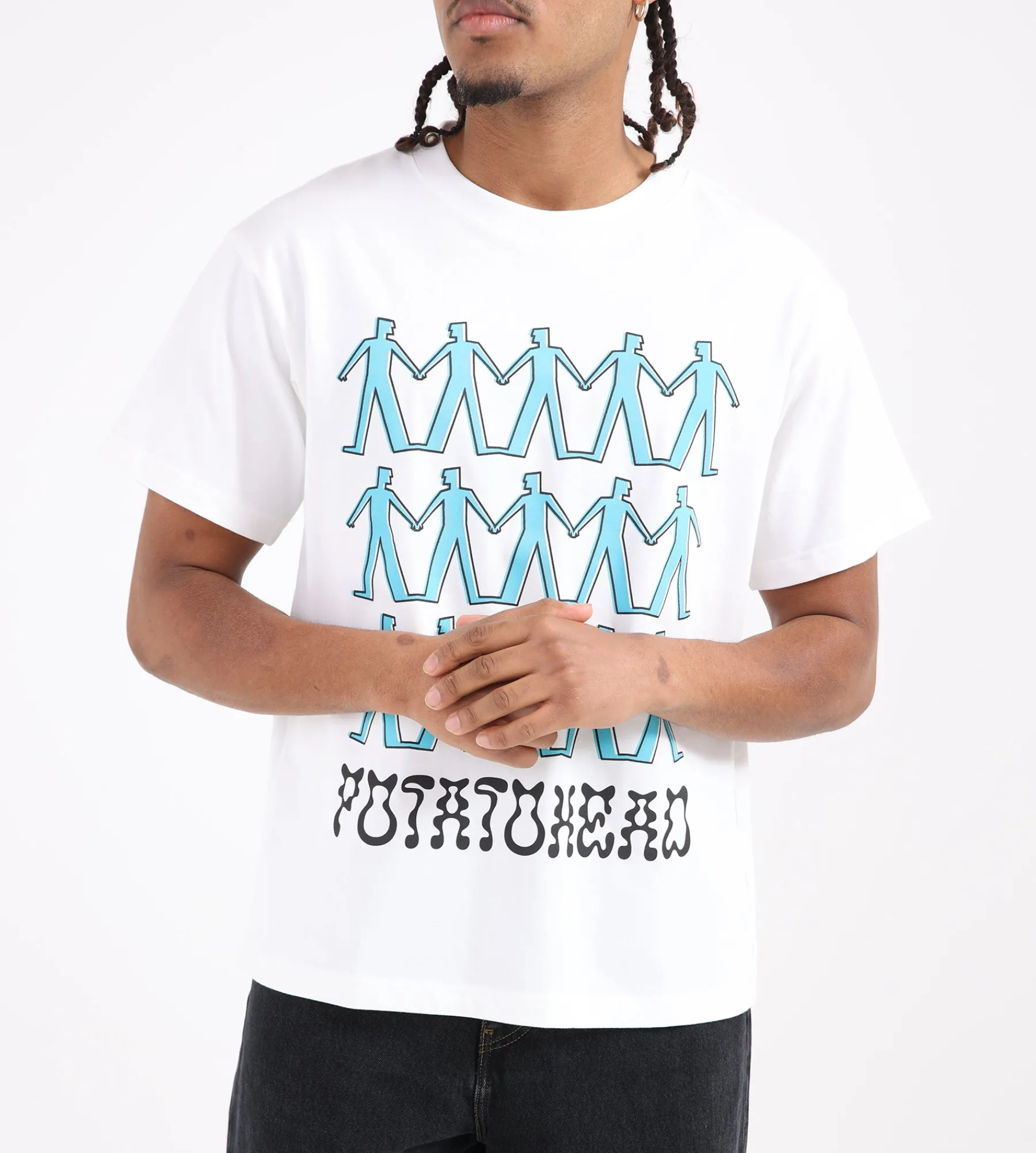Potato Head World Peace Printed T-shirt White