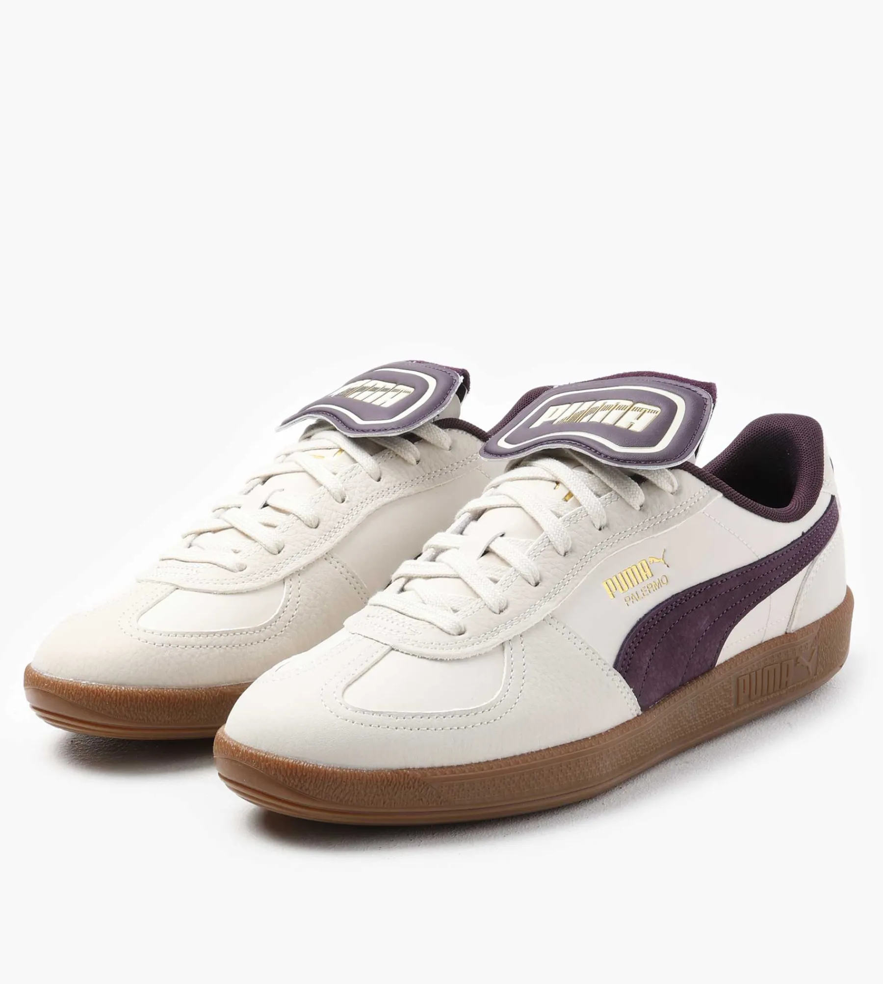 Puma Palermo Premium Alpine Snow-Midnight Plum