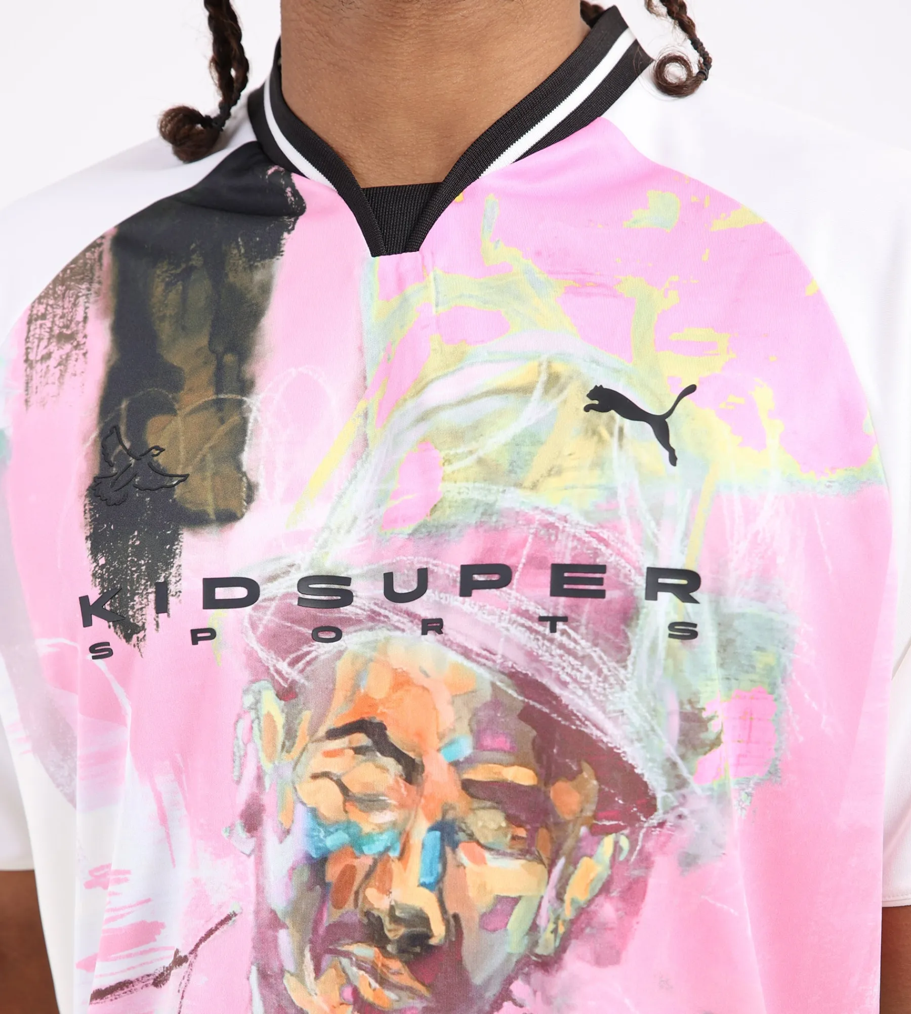 Puma x KIDSUPER Graphic Jersey Warm White