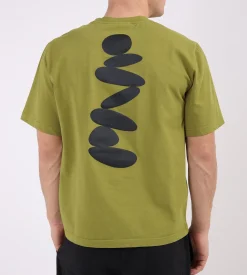 Purple Mountain Observatory Boulders Tee Olive