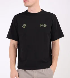 Purple Mountain Observatory Globe Tee Black