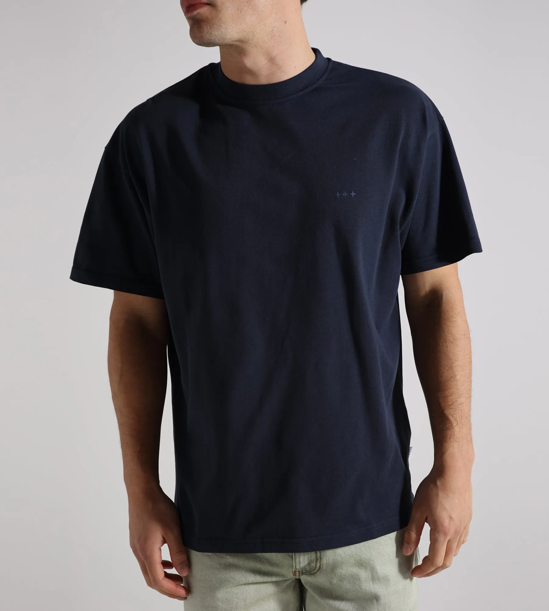 Quality Blanks QB303 Loose T-shirt Navy