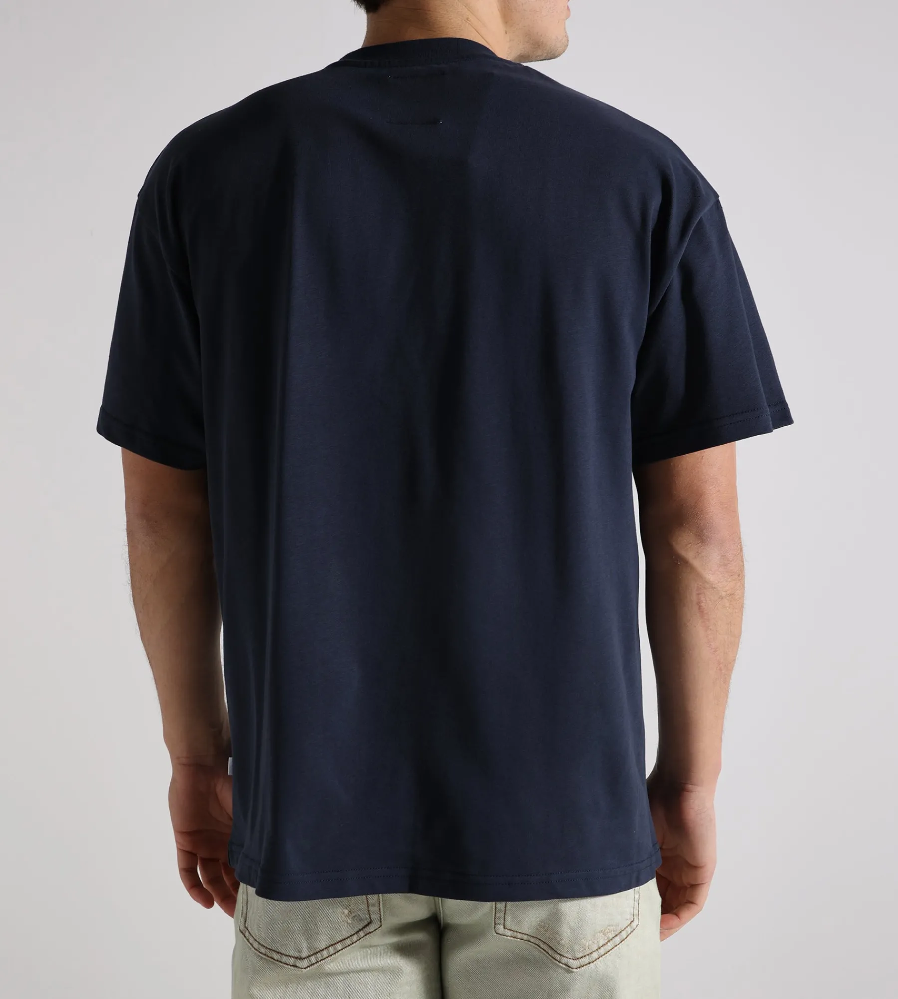 Quality Blanks QB303 Loose T-shirt Navy