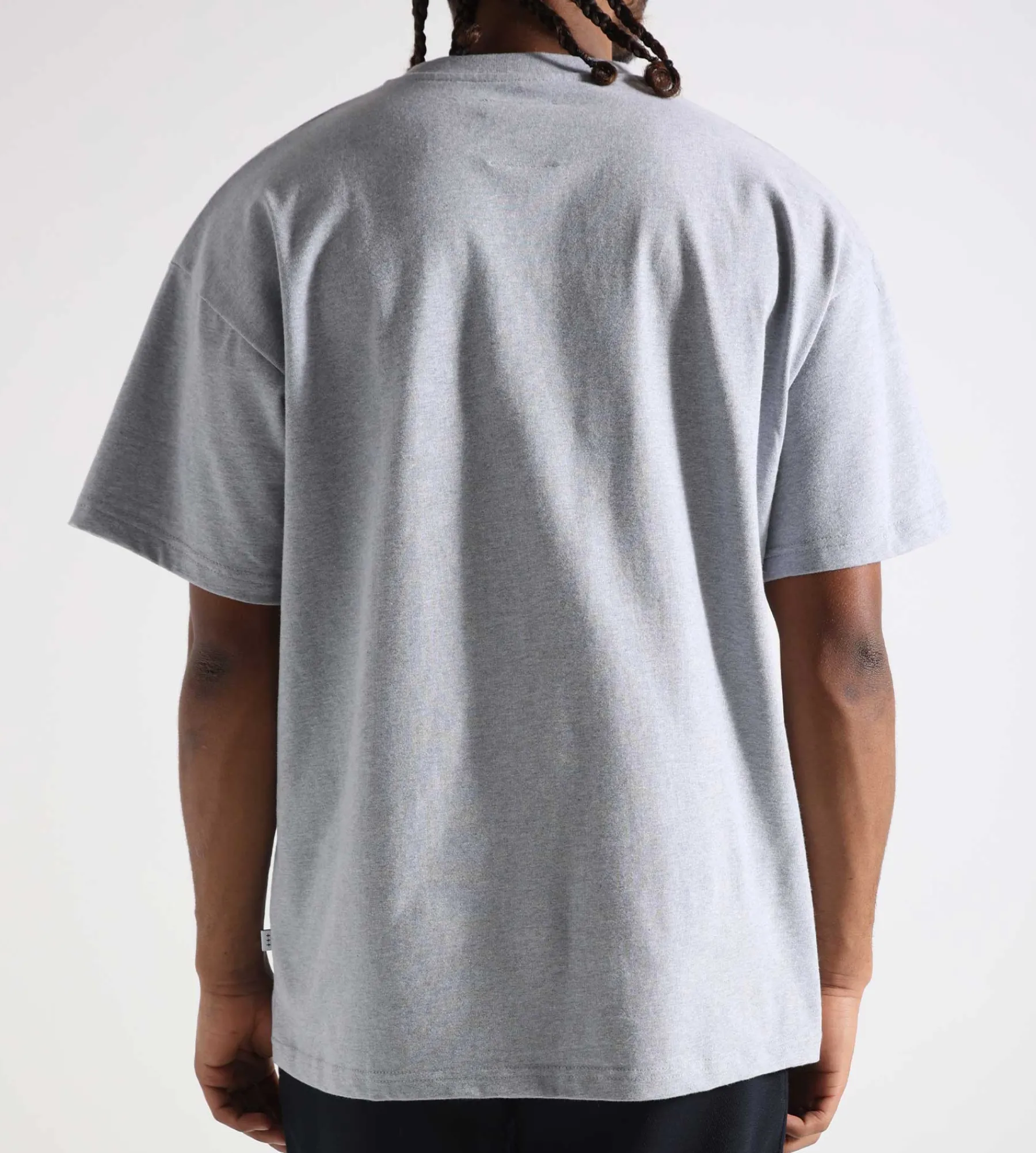 Quality Blanks QB304 Loose T-shirt Grey Melange