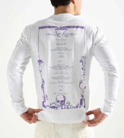 Reception Longsleeve Chez Rat Cotton Single Jersey White