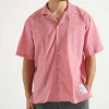 Reception Mia Shirt Cotton Seersucker Dusty Pink