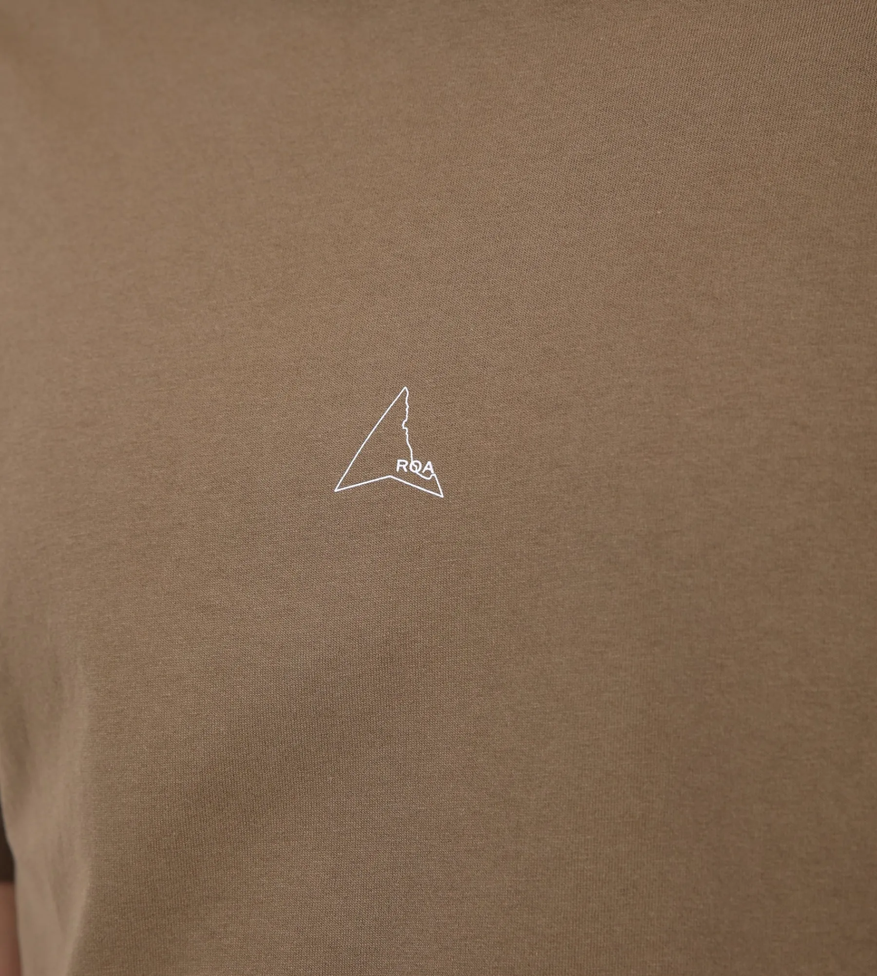 ROA Logo T-Shirt Brown Olive