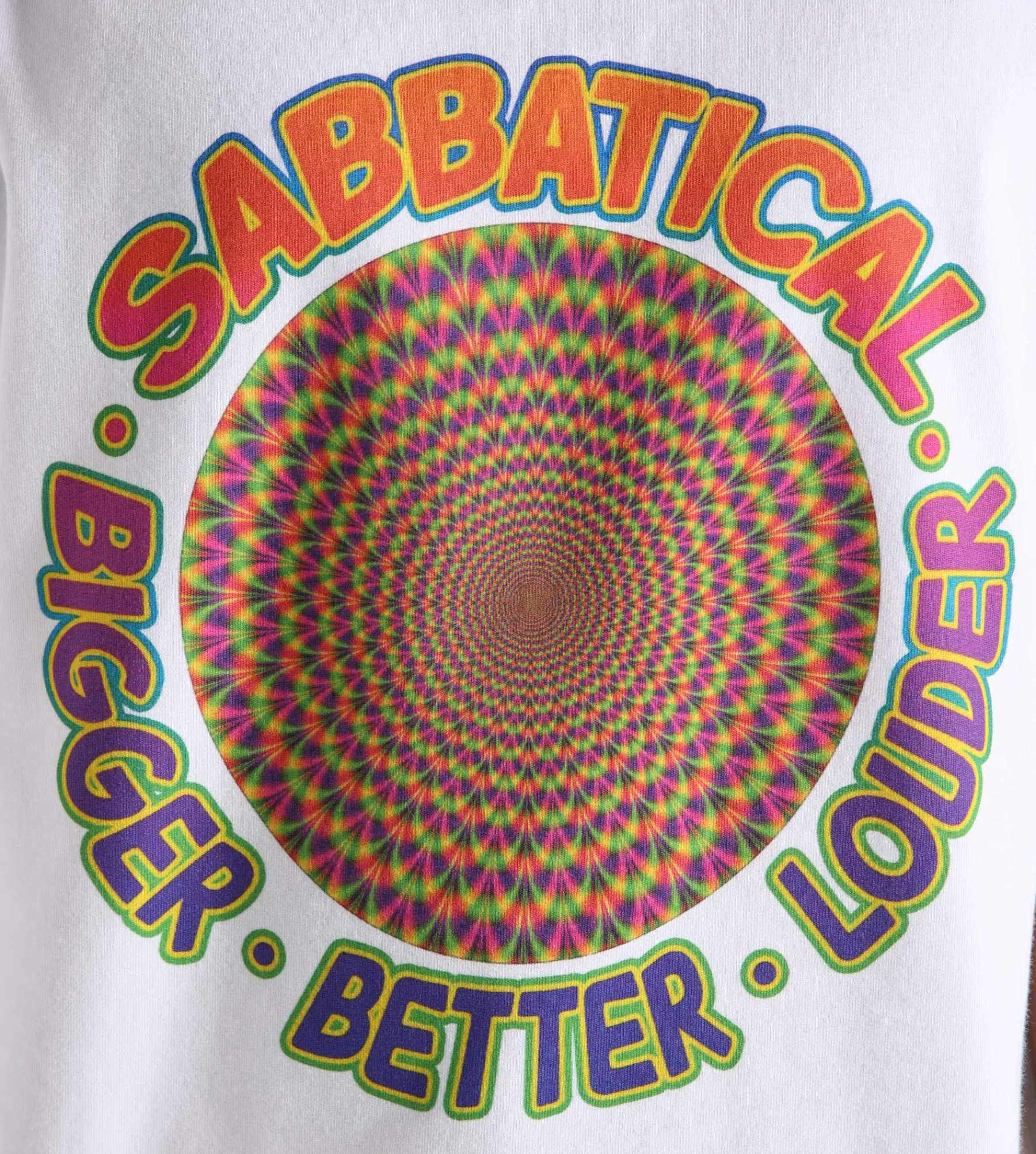 Sabbatical Bigger, Better, Louder T-Shirt White