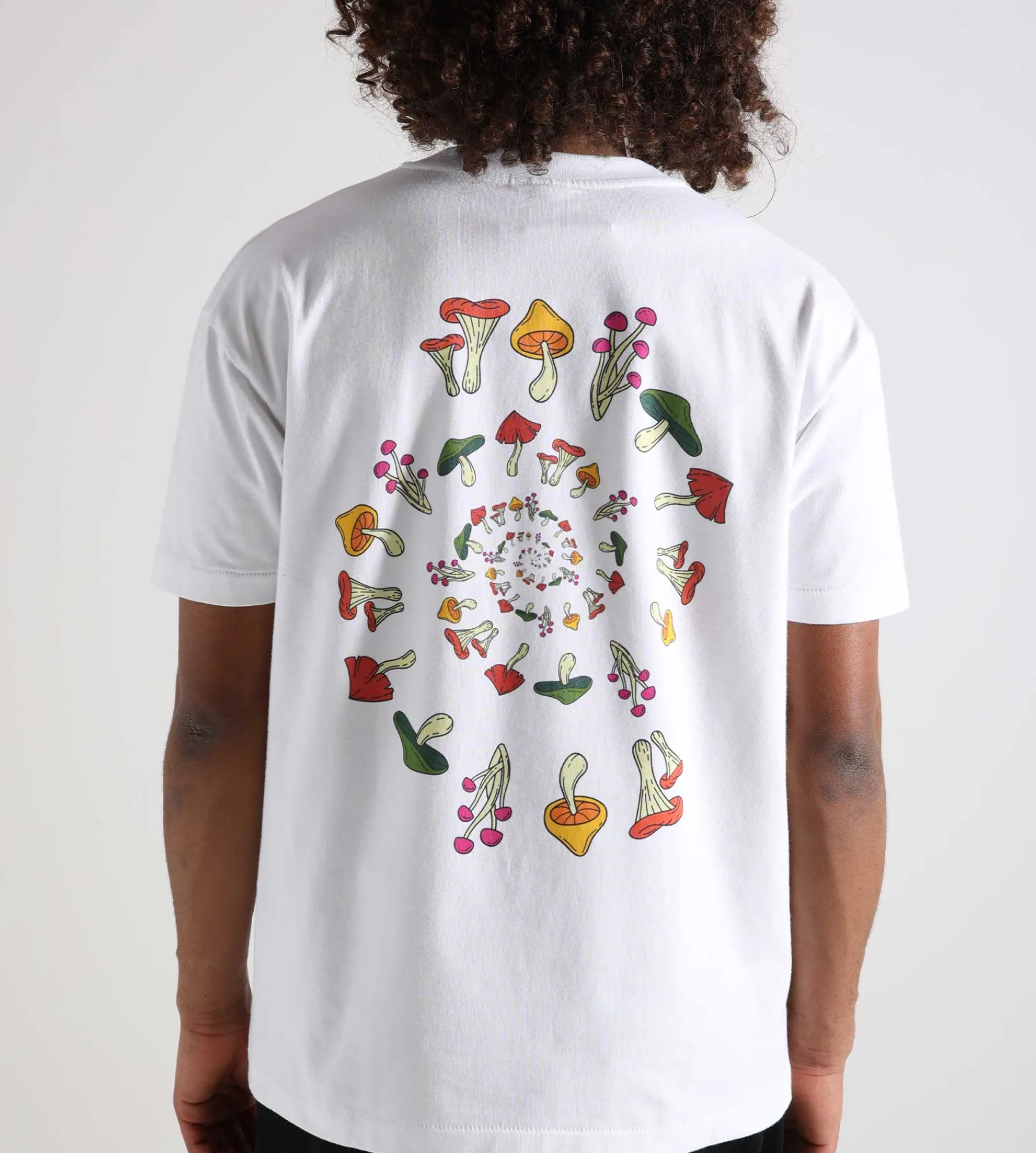 Sabbatical Dancing Shrooms T-Shirt White