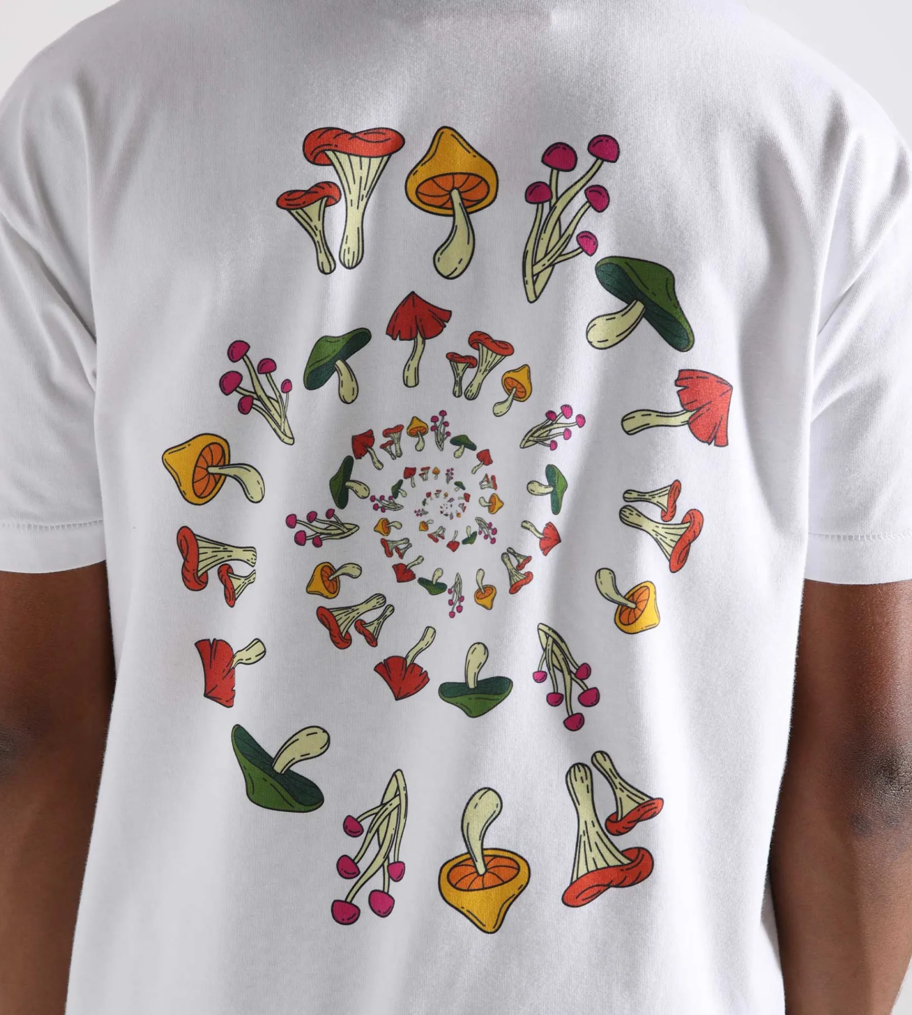 Sabbatical Dancing Shrooms T-Shirt White