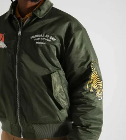 Sabbatical Fighters & Lovers Bomber Jacket Army Green