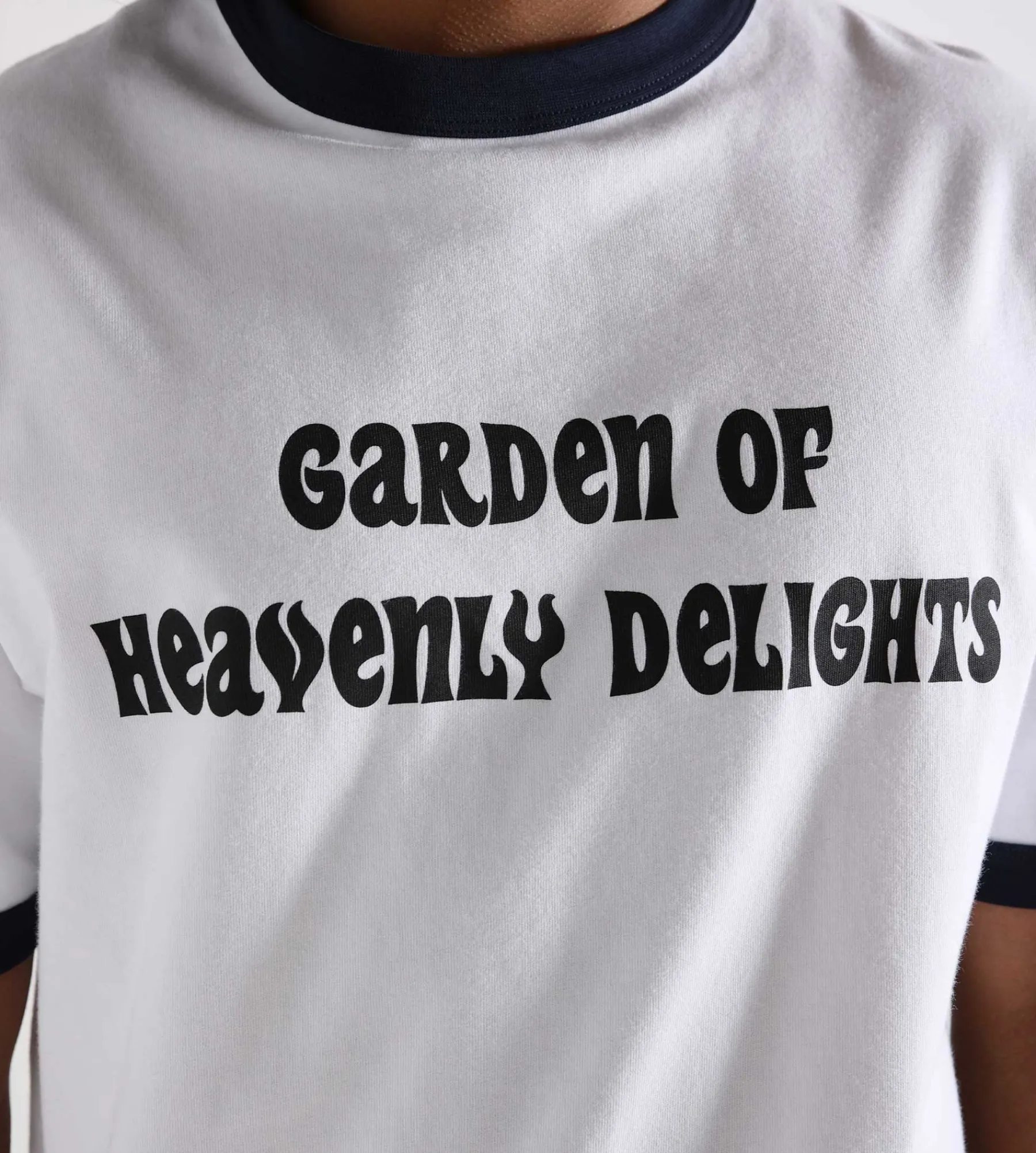 Sabbatical Garden of Heavenly Delights Ringer T-Shirt White
