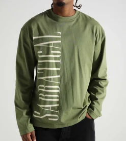 Sabbatical Logo Longsleeve Army Green