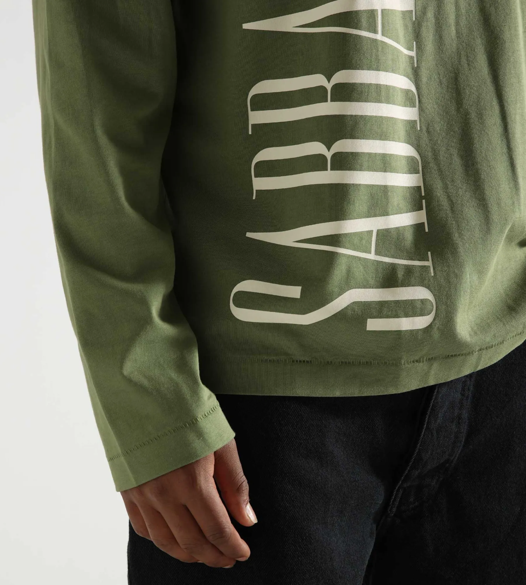 Sabbatical Logo Longsleeve Army Green
